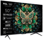TCL 50C6K 4K QD-Mini LED 144Hz TV (2025) - Image 2