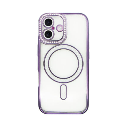 Vivid MagSafe Strass Case Apple iPhone 17 Purple