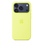 Apple iPhone 17 Pro Silicone Case with MagSafe Neon Yellow