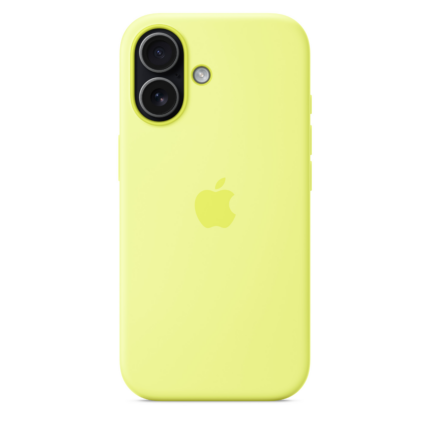 Apple iPhone 17 Silicone Case with MagSafe Neon Yellow