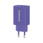 Riversong Travel Adapter SafeKub D2 2.4A Dual USB Purple