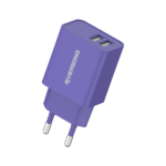 Riversong Travel Adapter SafeKub D2 2.4A Dual USB Purple - Image 2