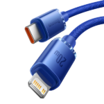 Baseus Crystal Shine Series Cable Type-C to Lightning 20W 1.2m Blue - Image 2
