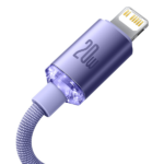Baseus Crystal Shine Series Cable Type-C to Lightning 20W 2m Lilac - Image 4