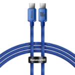 Baseus Crystal Shine Series PD Cable Type-C to Type-C 100W 1.2m Blue