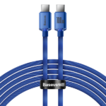 Baseus Crystal Shine Series PD Cable Type-C to Type-C 100W 2m Blue