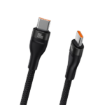 Baseus Flash Series II 1 to 2 Fast Charging Cable Type-C to C+C 100W 1.5m Black - Image 2