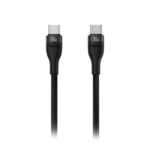 Baseus Flash Series II 1 to 2 Fast Charging Cable Type-C to C+C 100W 1.5m Black - Image 3