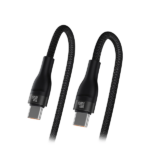 Baseus Flash Series II 1 to 2 Fast Charging Cable Type-C to C+C 100W 1.5m Black - Image 4
