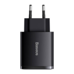 Baseus Compact Quick Charger Type-C/2xUSB 30W Black - Image 4
