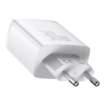Baseus Compact Quick Charger Type-C/2xUSB 30W White - Image 2