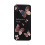 Vivid Silicone Case Xiaomi Redmi 12C Butterfly Black/Pink