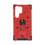 Vivid Ring Rugged Armor Case Samsung Galaxy S24 Ultra Red - Image 2