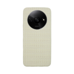 Vivid Woven Pattern Case Redmi A3 Beige