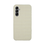 Vivid Woven Pattern Case Samsung Galaxy A04s Beige