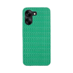 Vivid Woven Pattern Case Redmi 13C Green