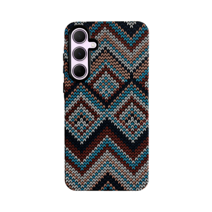 Vivid Ethnic Style Case Samsung Galaxy A35 5G Blue/Purple