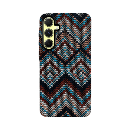 Vivid Ethnic Style Case Samsung Galaxy A55 5G Blue/Purple