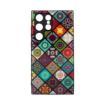 Vivid Ethnic Style Case Samsung Galaxy S24 Ultra Red - Image 2