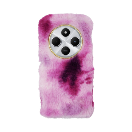 Vivid Fluffy Plush Case Redmi 14C 4G Pink