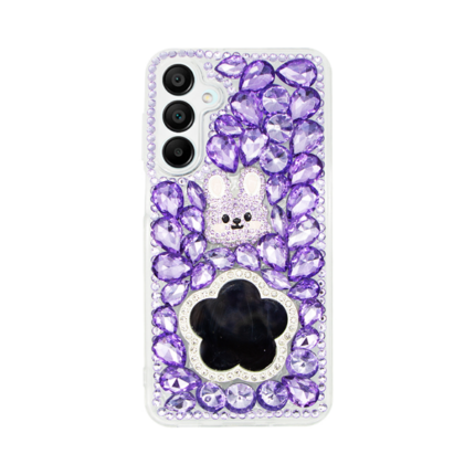 Vivid Diamond Case with Mirror Samsung Galaxy A16 Purple