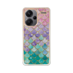 Vivid Mermaid Scale Silicone Case Redmi Note 13 Pro+ 5G Colorful