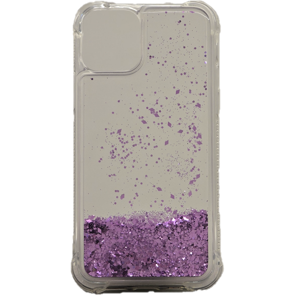 cs-fshn-glt-1-2403001 Vivid Liquid Glitter Case Apple iPhone 11 Pro Purple - Image 1