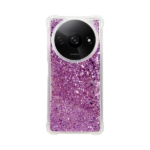 Vivid Liquid Glitter Case Redmi A3 Purple