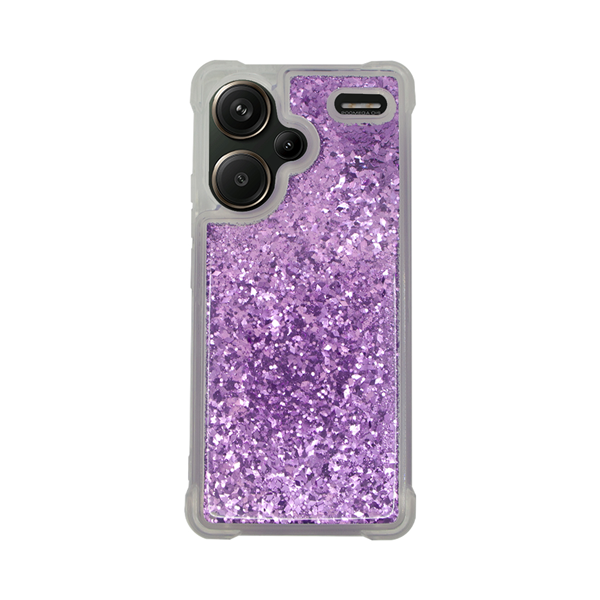 cs-fshn-glt-1-2403007 Vivid Liquid Glitter Case Redmi Note 13 Pro+ 5G Purple - Image 1