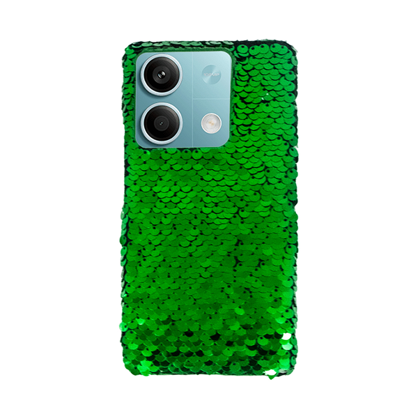 cs-fshn-glt-10-2403004 Vivid Sequin Case Redmi Note 13 5G Green - Image 1