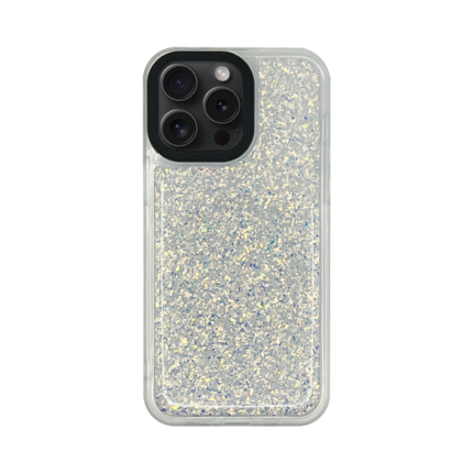 Vivid Glitter Shine Case Apple iPhone 14 Pro Silver