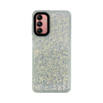 Vivid Glitter Shine Case Samsung Galaxy A04s Silver