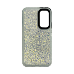 Vivid Glitter Shine Case Samsung Galaxy A14 4G/5G Silver - Image 3