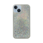 Vivid Liquid Glitter Case Apple iPhone 14 Silver