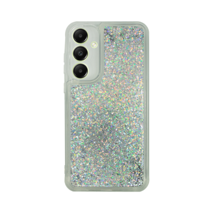 Vivid Liquid Glitter Case Samsung Galaxy A05s Silver