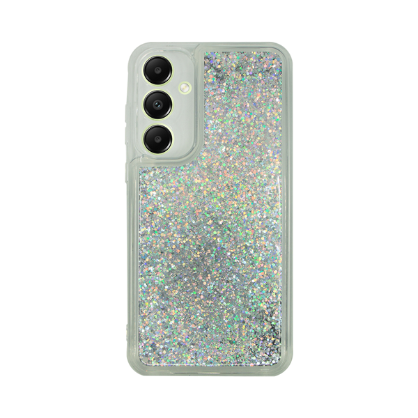 cs-fshn-glt-2-2403006 Vivid Liquid Glitter Case Samsung Galaxy A05s Silver - Image 1