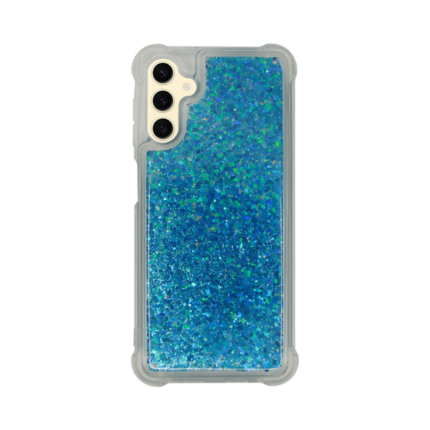Vivid Liquid Glitter Case Samsung Galaxy A13 5G Blue