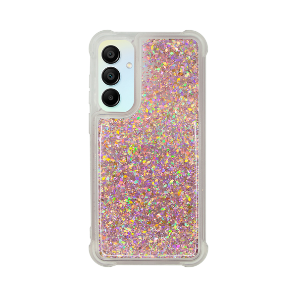 cs-fshn-glt-3-2403005 Vivid Liquid Glitter Case Samsung Galaxy A05s Rose Gold - Image 1
