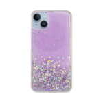 Vivid Liquid Glitter Case Apple iPhone 15 Plus Purple/Multicolor