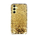 Vivid Sequin Case Samsung Galaxy A55 5G Gold