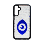 Vivid Sequin Case Samsung Galaxy A15 4G/5G Silver/Blue - Image 2