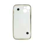 Vivid Silicone Case Pearl Chain Holder Apple iPhone 11 White/Gold - Image 3