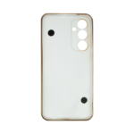 Vivid Silicone Case Pearl Chain Holder Samsung Galaxy A55 5G White/Gold - Image 3