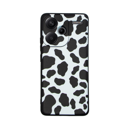 Vivid Silicone Case Redmi Note 13 Pro+ 5G Leopard Black