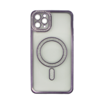 Vivid Magsafe Strass and Glitter Case Apple iPhone 11 Pro Max Purple - Image 2