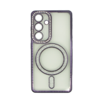 Vivid Magsafe Strass and Glitter Case Samsung Galaxy S24 Purple - Image 2