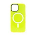Vivid Magsafe Silicone Case Apple iPhone 12/12 Pro Yellow - Image 2