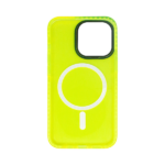 Vivid Magsafe Silicone Case Apple iPhone 13 Pro Yellow - Image 3