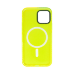 Vivid Magsafe Silicone Case Apple iPhone 15 Yellow - Image 3
