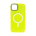 Vivid Magsafe Silicone Case Apple iPhone 15 Plus Yellow - Image 2